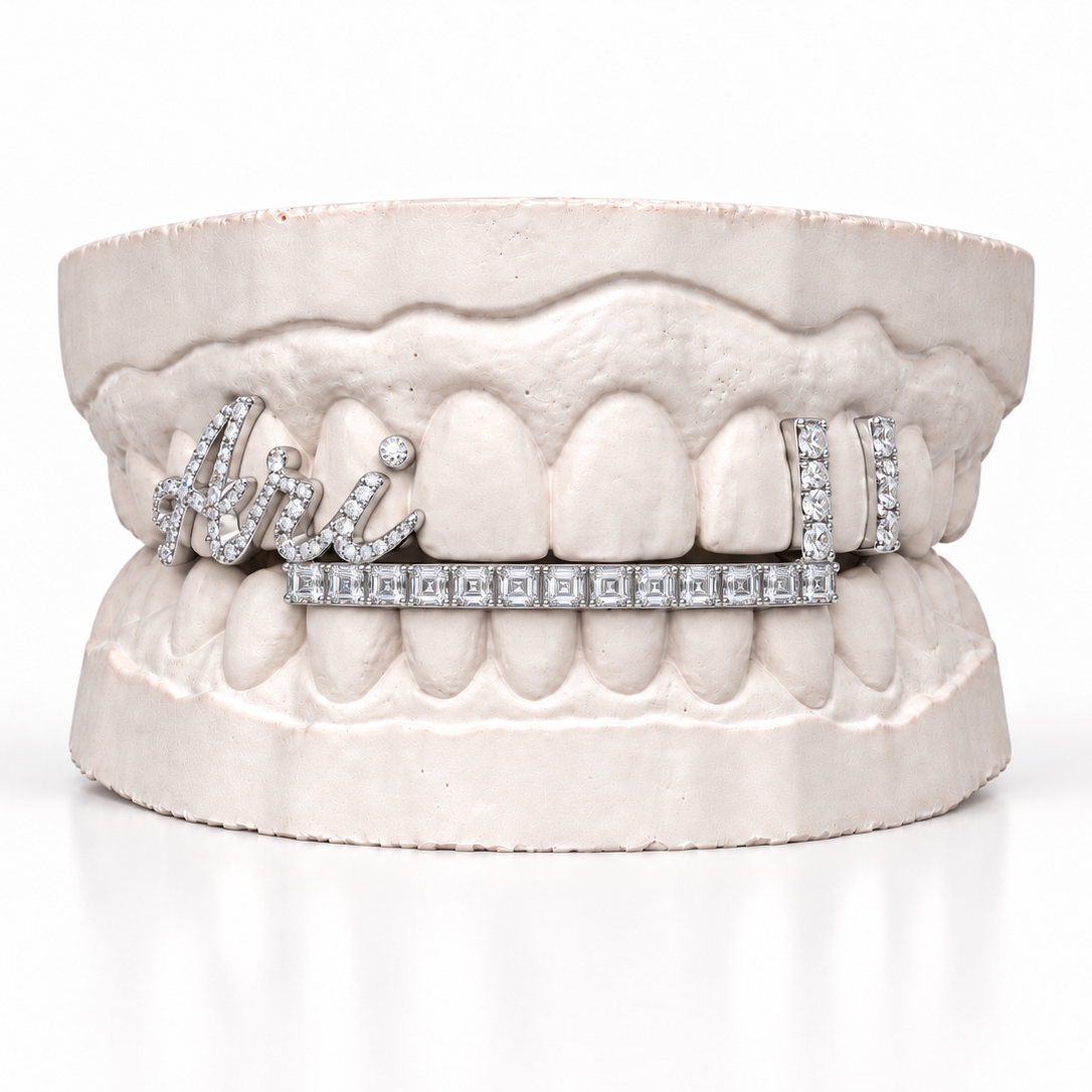 07 Ari Custom Asscher Cut Grillz