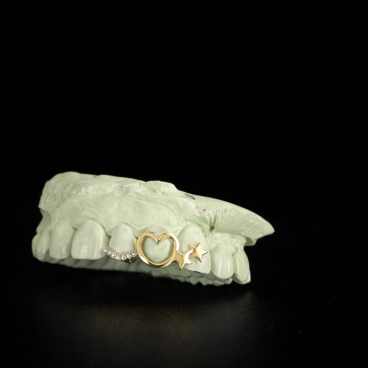 Diamond Heart Grillz